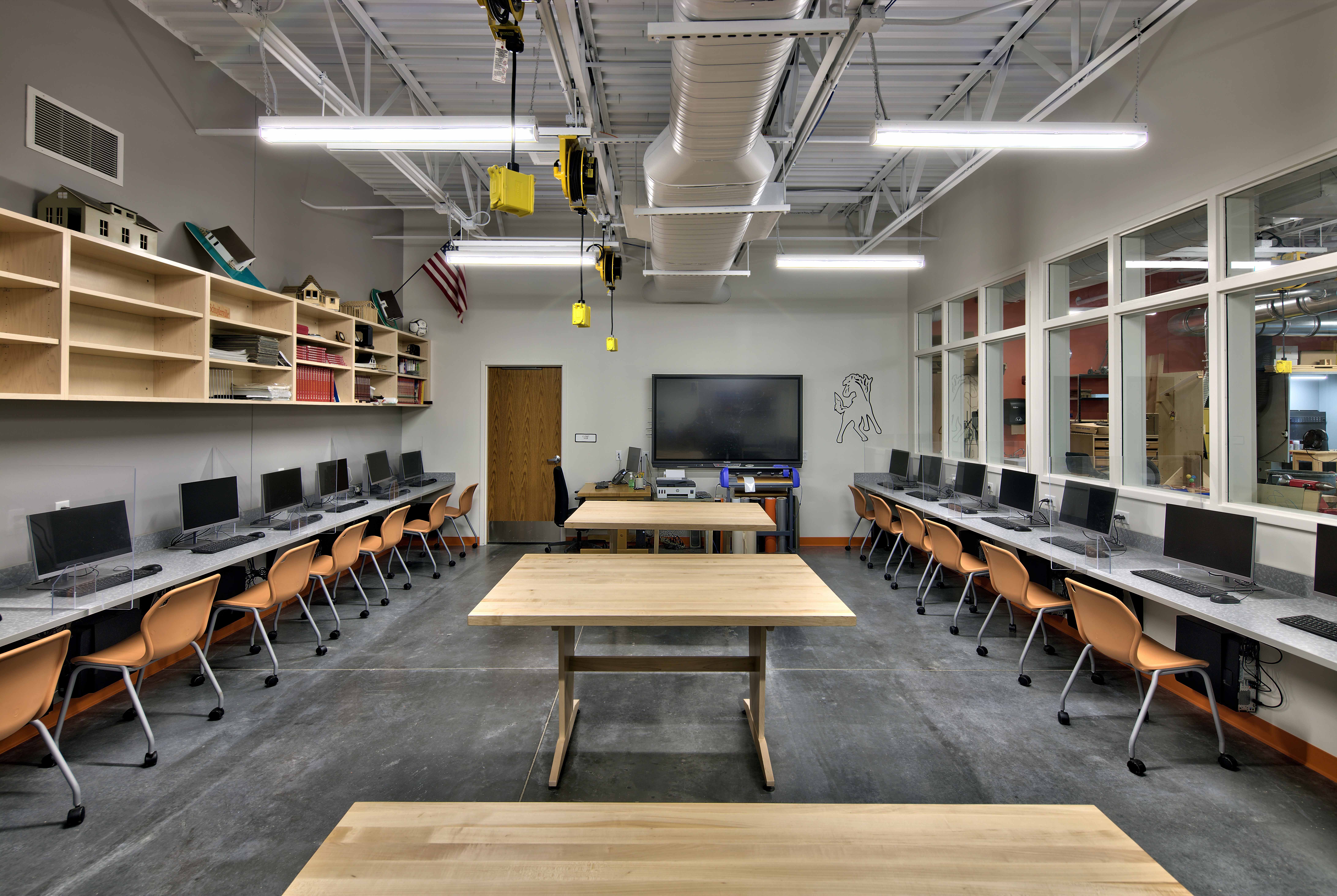 Conceptual tech computer lab