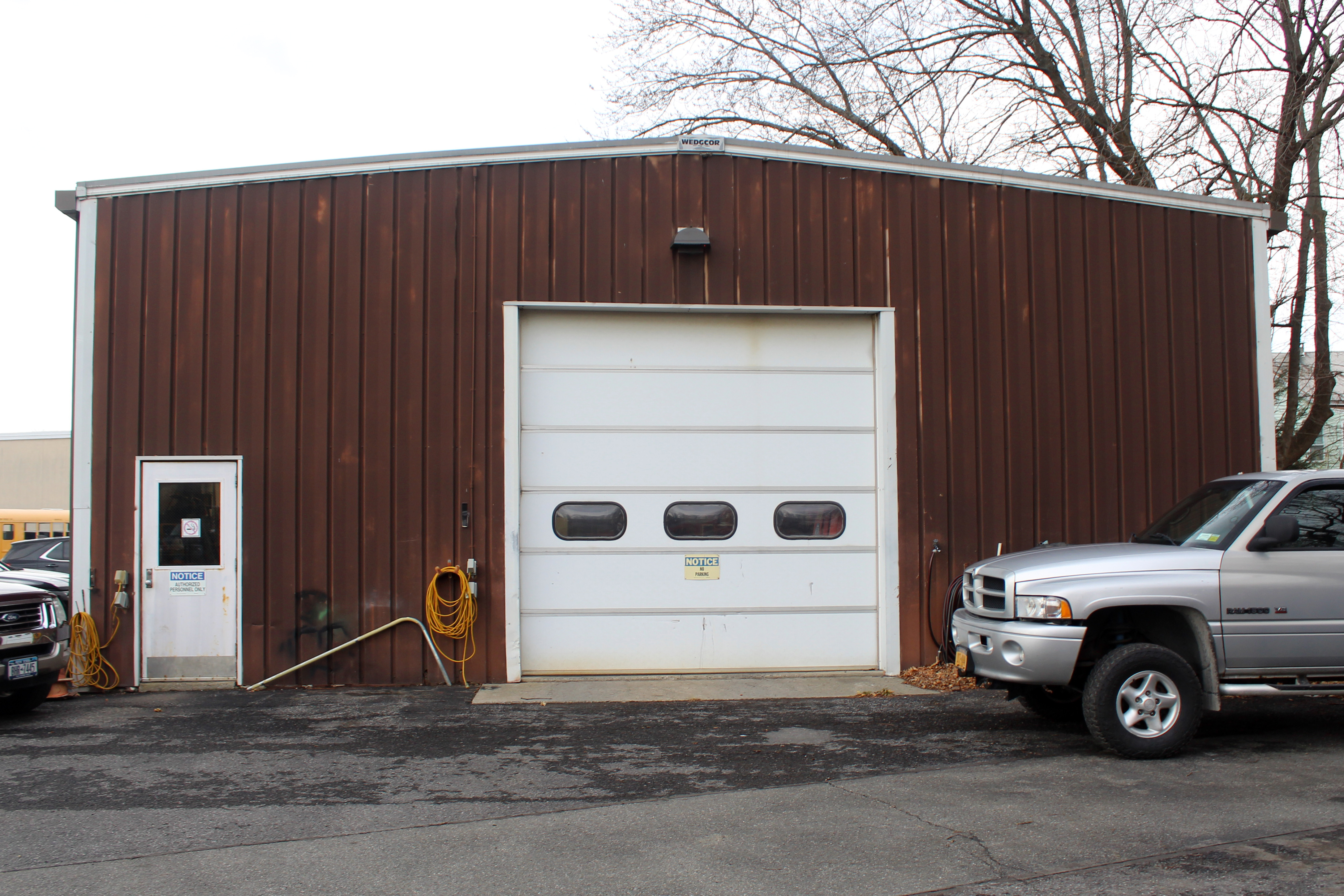 Bus Garage Siding