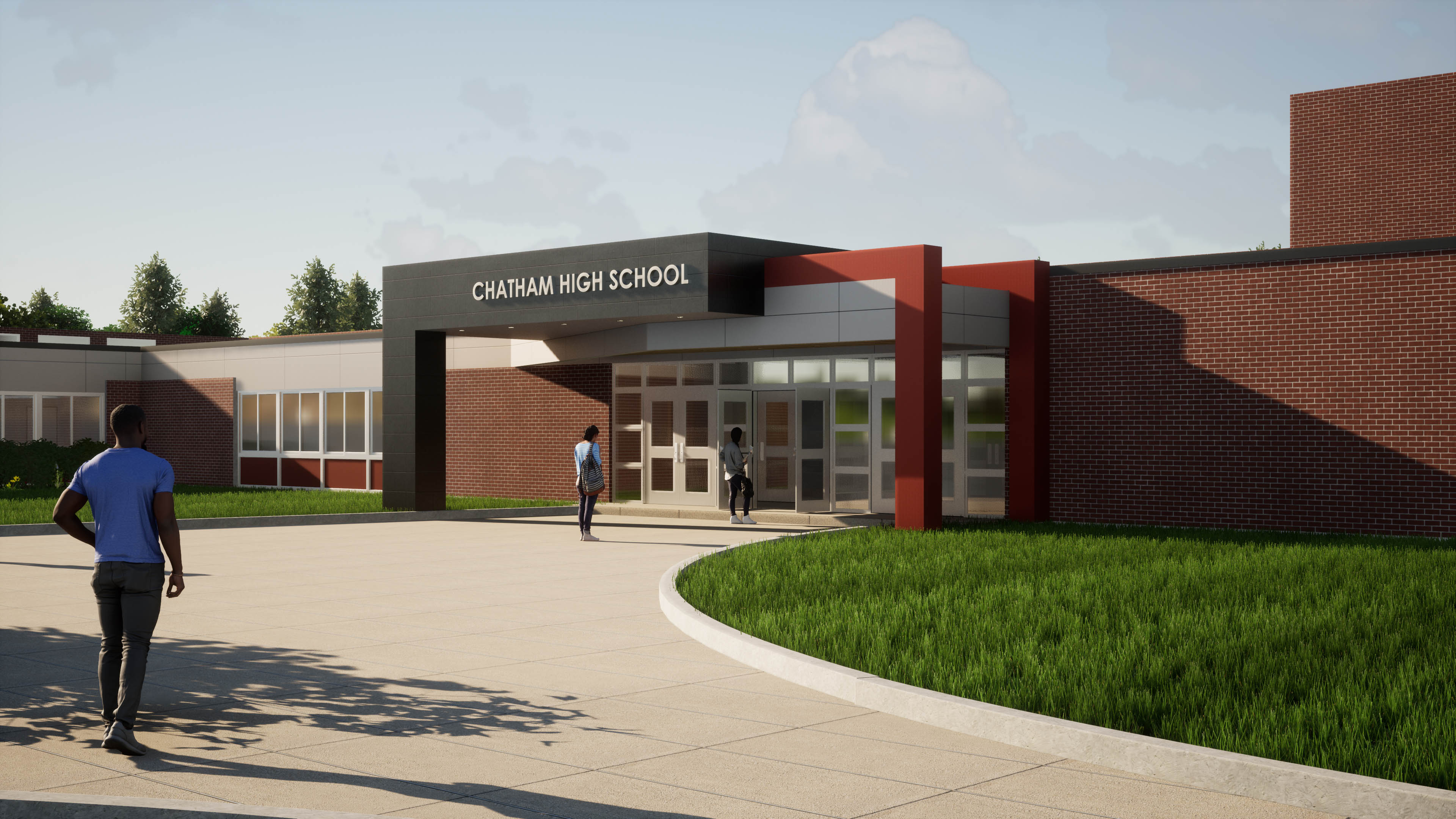 Conceptual High School entrance